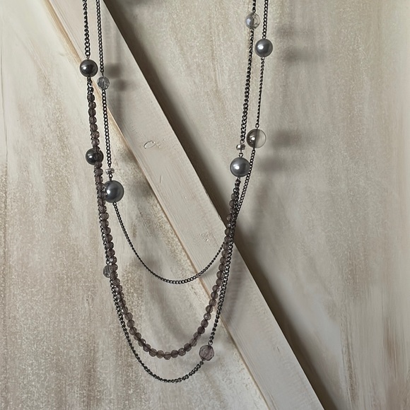 Necklace Bundle 5 ~ Express ~ Daisy Fuentes ~ Bead Pearl Necklaces - Picture 4 of 16